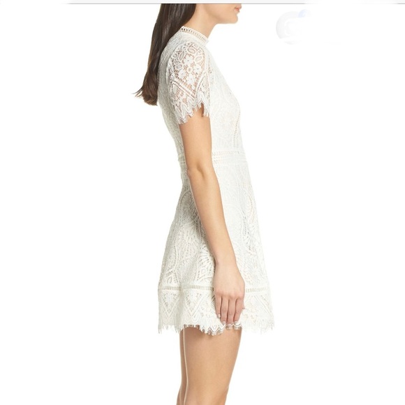 BB Dakota Ivory Cocktail Dress Size 14 - Picture 8 of 9